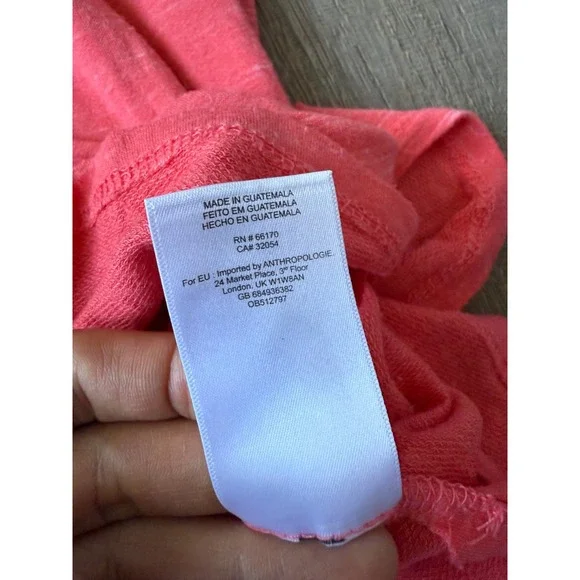 Anthropologie Saturday Sunday Coral Tank Midi Dress Racerback Casual Travel Sz M - Picture 6 of 10